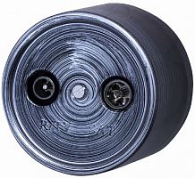 Розетка-ретро TV+R+SAT Оконечная пластик Bironi Лизетта 2-м. серебрянный век картинка